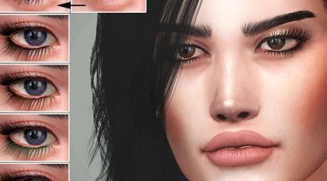 模拟人生4MOD Eyeliner N6 (Eyelashes) 睫毛