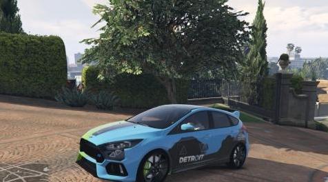 侠盗猎车手5「GTA5」Mod: 福特福克斯RS - 底特律：成为人类粉丝制服/量子梦
