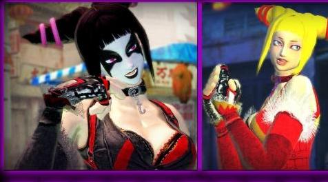 终极街霸4MOD usf4 Juri as Harley Quinn 10 color pack by akhmasi