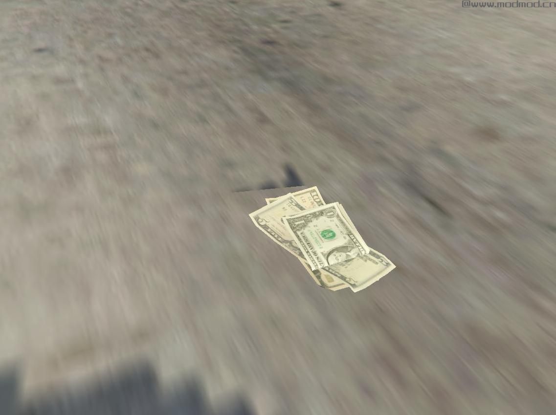 侠盗猎车手5「GTA5」Mod: Money Pickup US Dollars