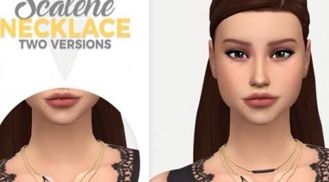 模拟人生4MOD Scalene Necklace 项链