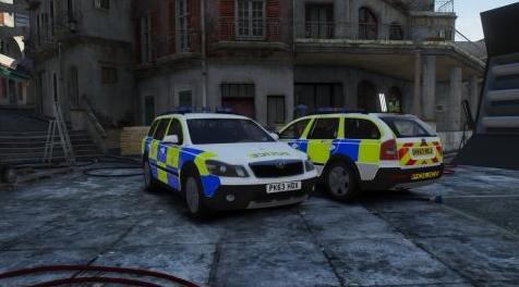 侠盗猎车手5「GTA5」Mod: Hampshire Constabulary 2013 Skoda Scout