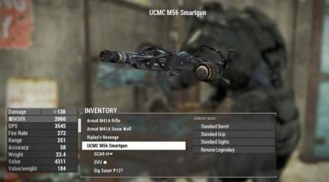 辐射4MOD Colonial Marines Weapons 殖民地海军陆战队武器包
