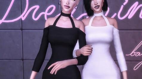 模拟人生4MOD Genius Minx Dress 连衣裙