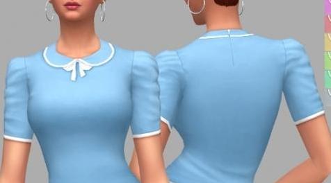 模拟人生4MOD Blouse - Heidi 衬衫