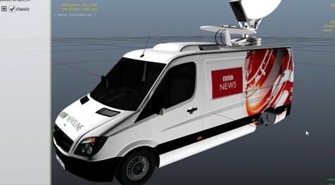侠盗猎车手5「GTA5」Mod: BBC News Van