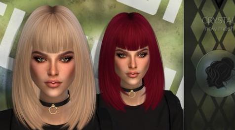 模拟人生4MOD Nightcrawler-Crystal 发型