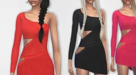 模拟人生4MOD Sirena Dress 连衣裙