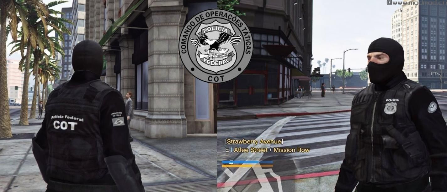 侠盗猎车手5「GTA5」Mod: Farda COT - Pol&iacute;cia Federal PF