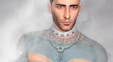 模拟人生4MOD Amado - Male necklace 男性项链