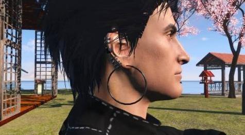 辐射4MOD HN66s Plain Earrings Male 普通的男性耳环