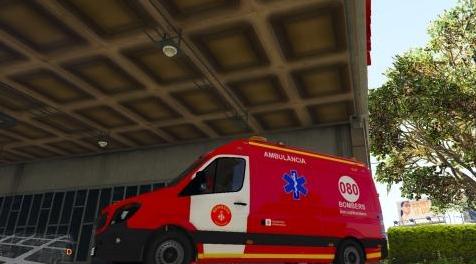 侠盗猎车手5「GTA5」Mod: Mercedes Sprinter Ambulancia Barcelona Pack