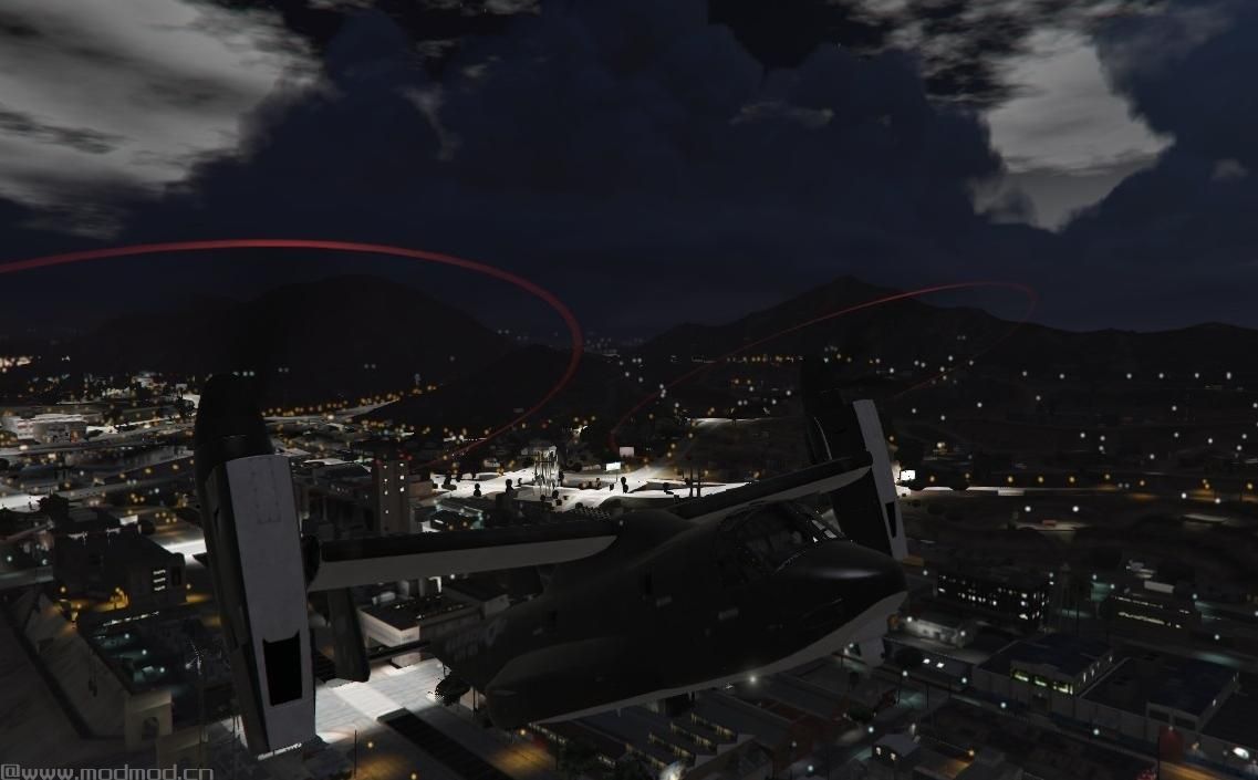 侠盗猎车手5「GTA5」Mod: Avenger Propeller Recolour