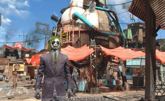 辐射4MOD  The Joker suit retexture小丑服装重置