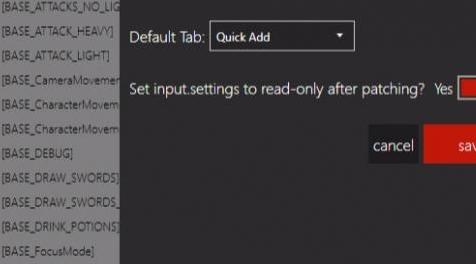 巫师3：狂猎MOD  Input.Settings补丁包