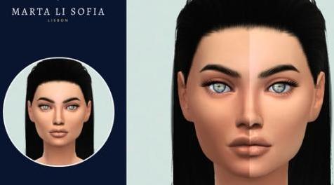 模拟人生4MOD Marta Li Casey Skin Mask 皮肤