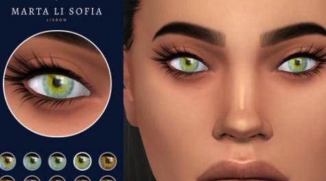 模拟人生4MOD Marta Li Sage Eyecolors 眼睛