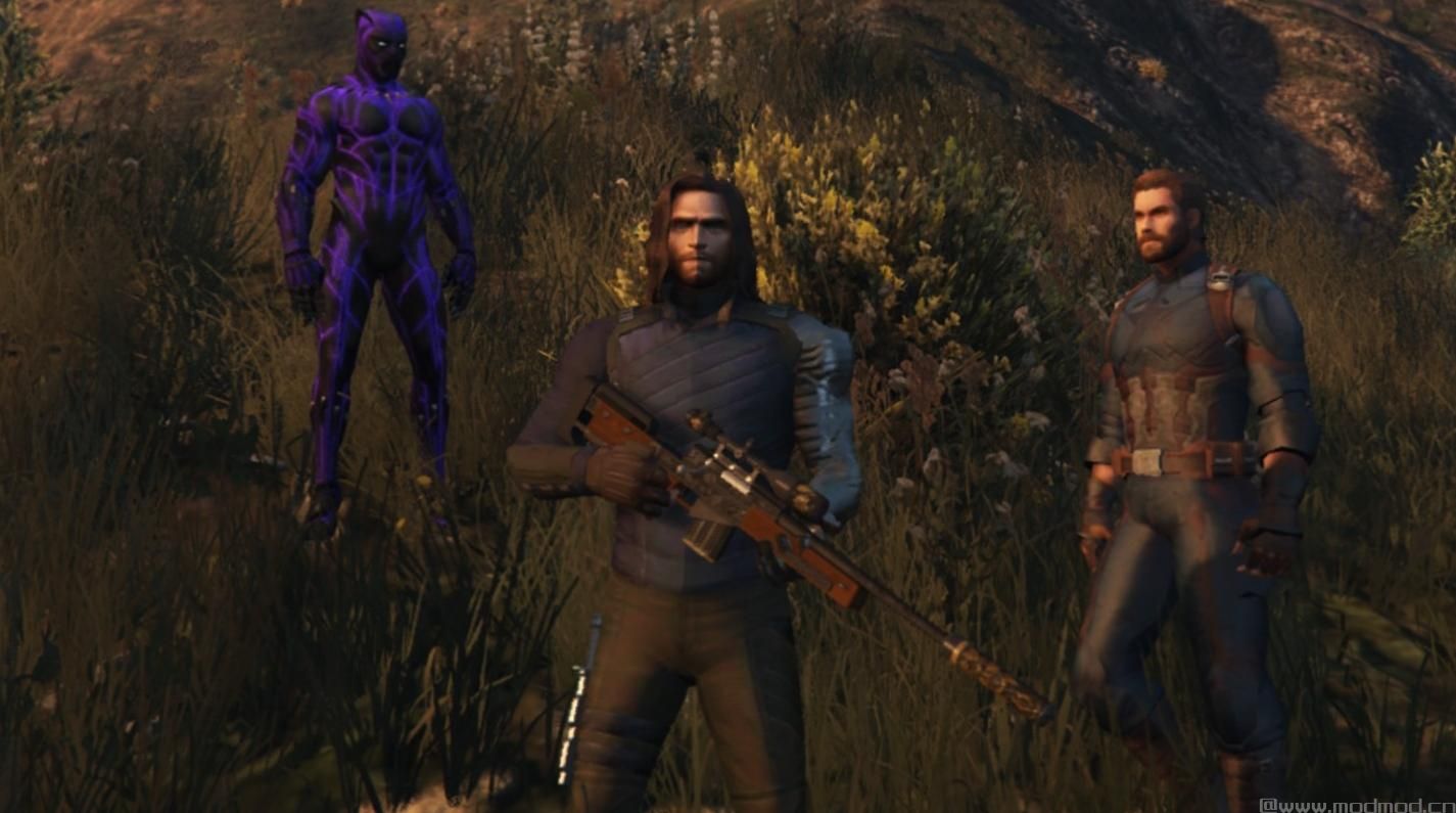 侠盗猎车手5「GTA5」Mod: Winter Soldier (Avengers Infinity War)
