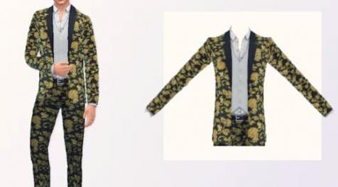模拟人生4MOD Dolce and Gabbana Inspired Suit (Get Together Required) Publ