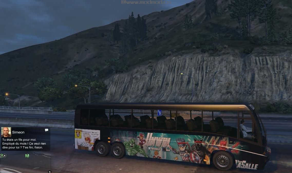 侠盗猎车手5「GTA5」Mod: Coach BUS Team Lasalle