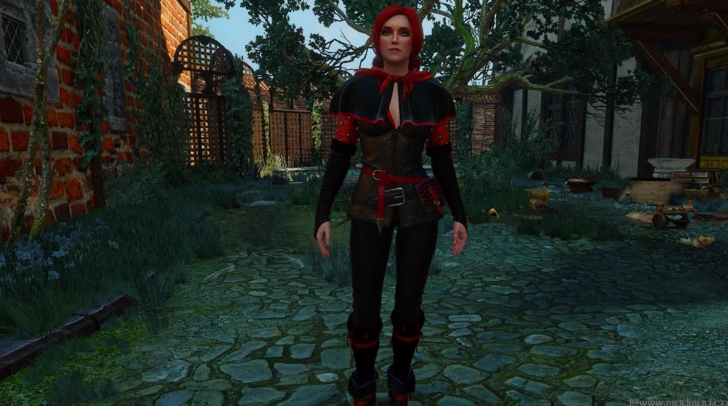 巫师3：狂猎MOD 特丽丝服装颜色替换MOD