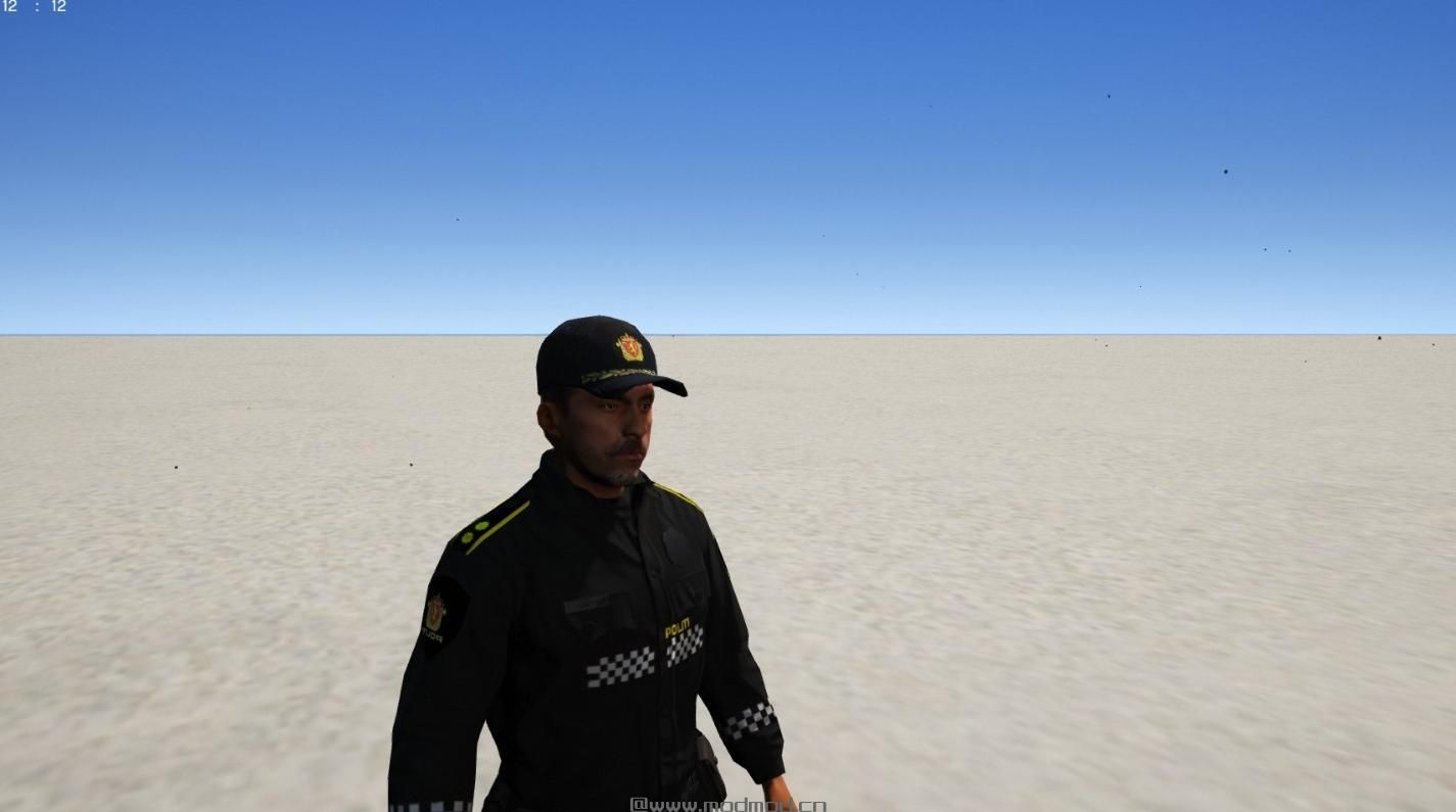 侠盗猎车手5「GTA5」Mod: Norwegian police uniform/ Norsk politi uniform ordenstjenest