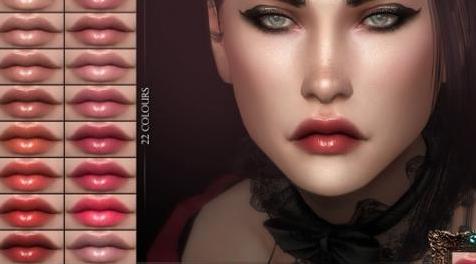 模拟人生4MOD Dioxide Lipstick 口红