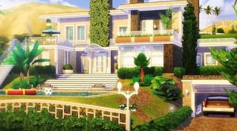 模拟人生4MOD Modern Hill House 别墅