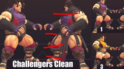 终极街霸4MOD  HUGO Challengers Clean