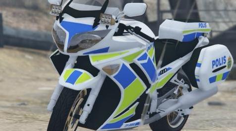 侠盗猎车手5「GTA5」Mod: 2009 Yamaha FJR1300 - Police [Swedish Livery]