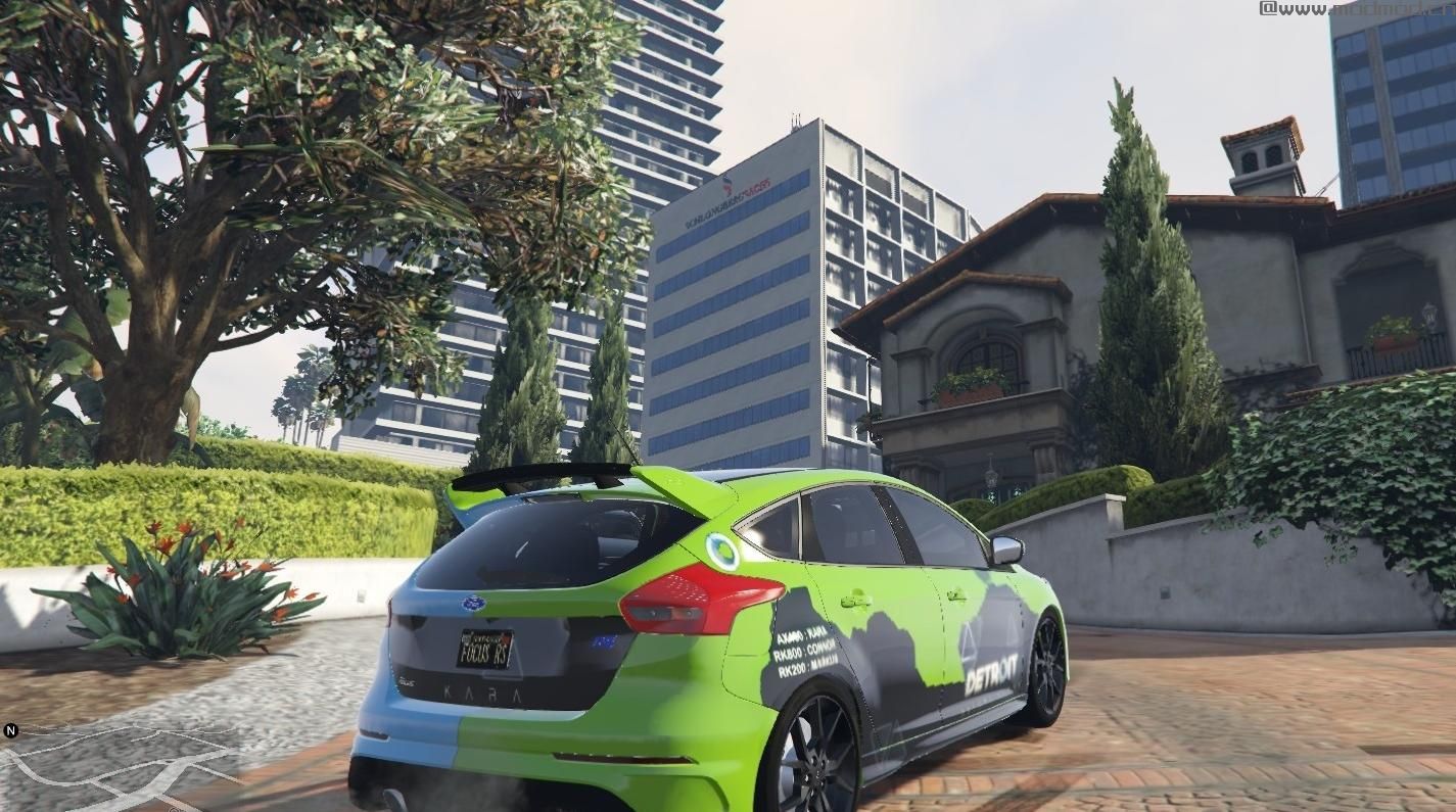 侠盗猎车手5「GTA5」Mod: 福特福克斯RS - 底特律：成为人类粉丝制服/量子梦