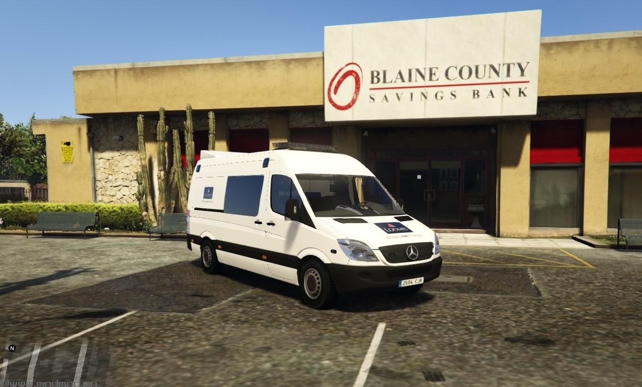 侠盗猎车手5「GTA5」Mod: R1 Swedish Loomis lorry