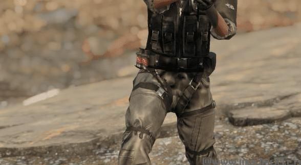 辐射4MOD Metal Gear Solid V - Quiet&rsquo;s Gray XOF Outfit合金装备5静静衣服