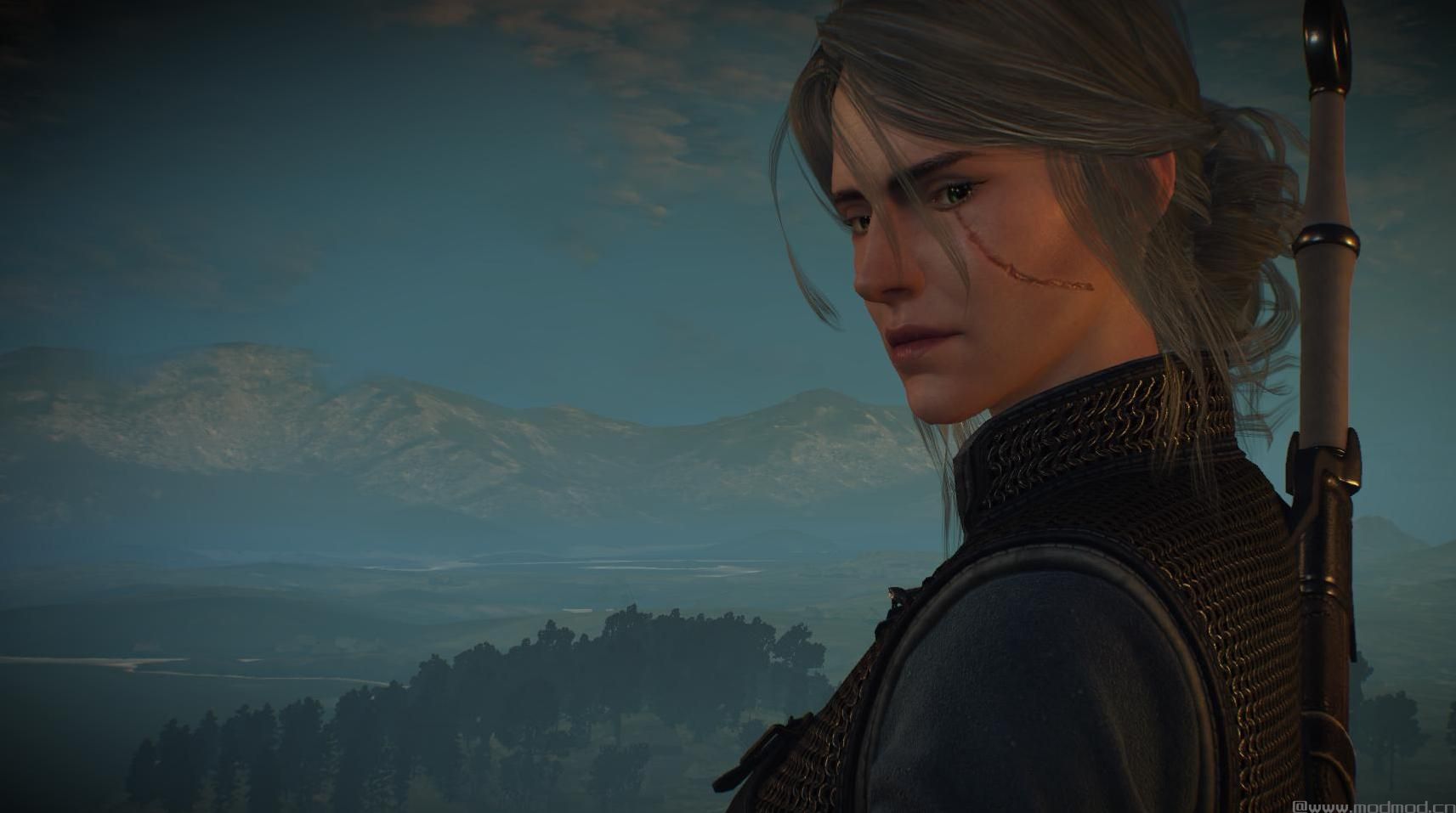 巫师3：狂猎MOD 重新处理希里面部的疤痕和雀斑