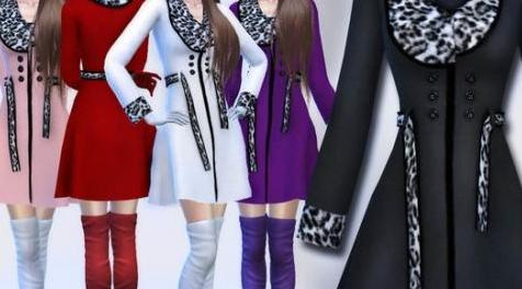 模拟人生4MOD Denimi coat 外衣