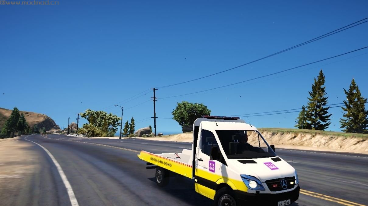 侠盗猎车手5「GTA5」Mod: Mercedes-Benz Sprinter Reboque VIA 040