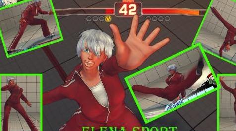 终极街霸4MOD Elena sport