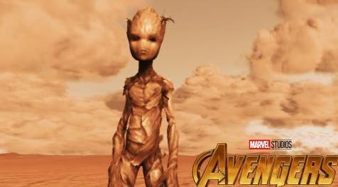 侠盗猎车手5「GTA5」Mod: Teen Groot (Avengers Infinity War)