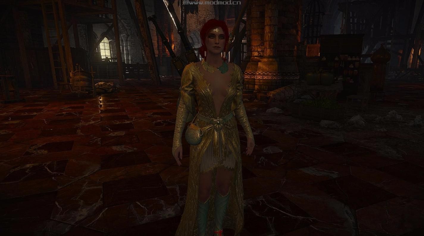 巫师3：狂猎MOD 重做特丽丝服装