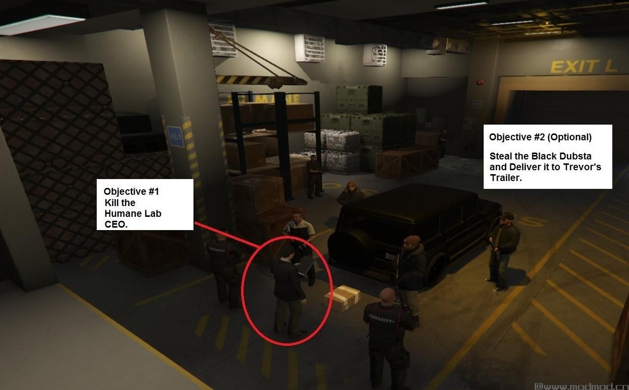 侠盗猎车手5「GTA5」Mod: Humane Lab Break In [Map Editor]