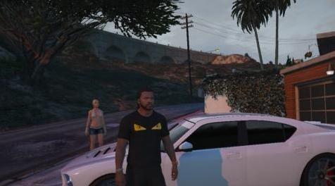 侠盗猎车手5「GTA5」Mod: Fendi T-Shirt For Franklin