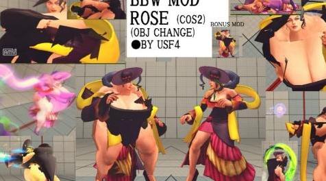 终极街霸4MOD BBW USF4 MOD ROSE