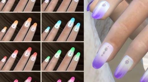 模拟人生4MOD S-Club ts4 WM Nails 201816 指甲