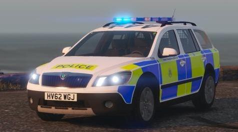 侠盗猎车手5「GTA5」Mod: Hampshire Police Skoda Scout