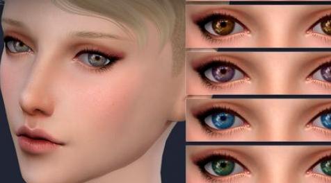 模拟人生4MOD Bobur Eyecolors 18 眼睛