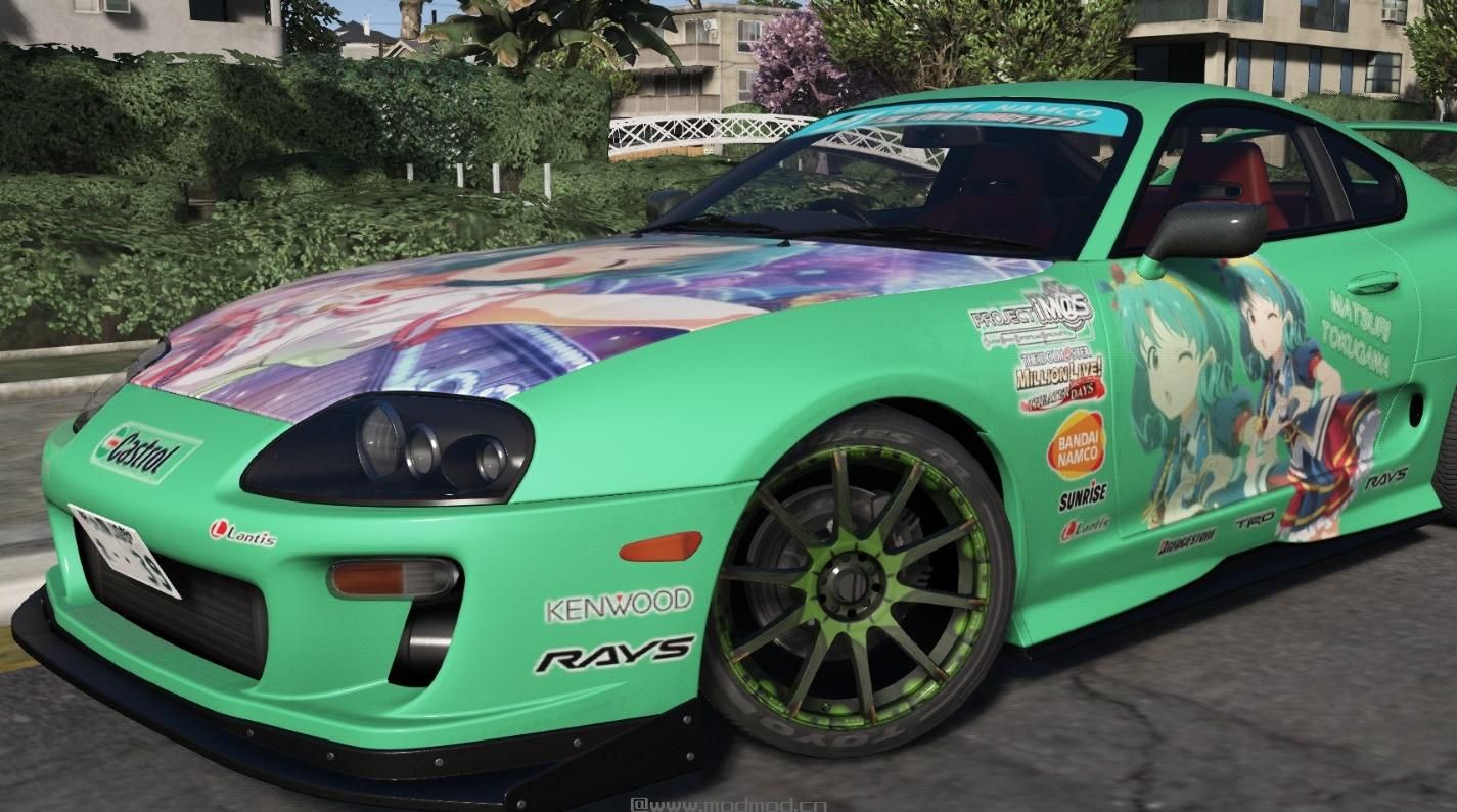 侠盗猎车手5「GTA5」Mod: Toyota Supra JZA80 Itasha Livery