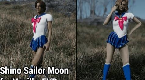 辐射4MOD Shino Sailor Moon for Vanilla-EVB 美少女战士服装