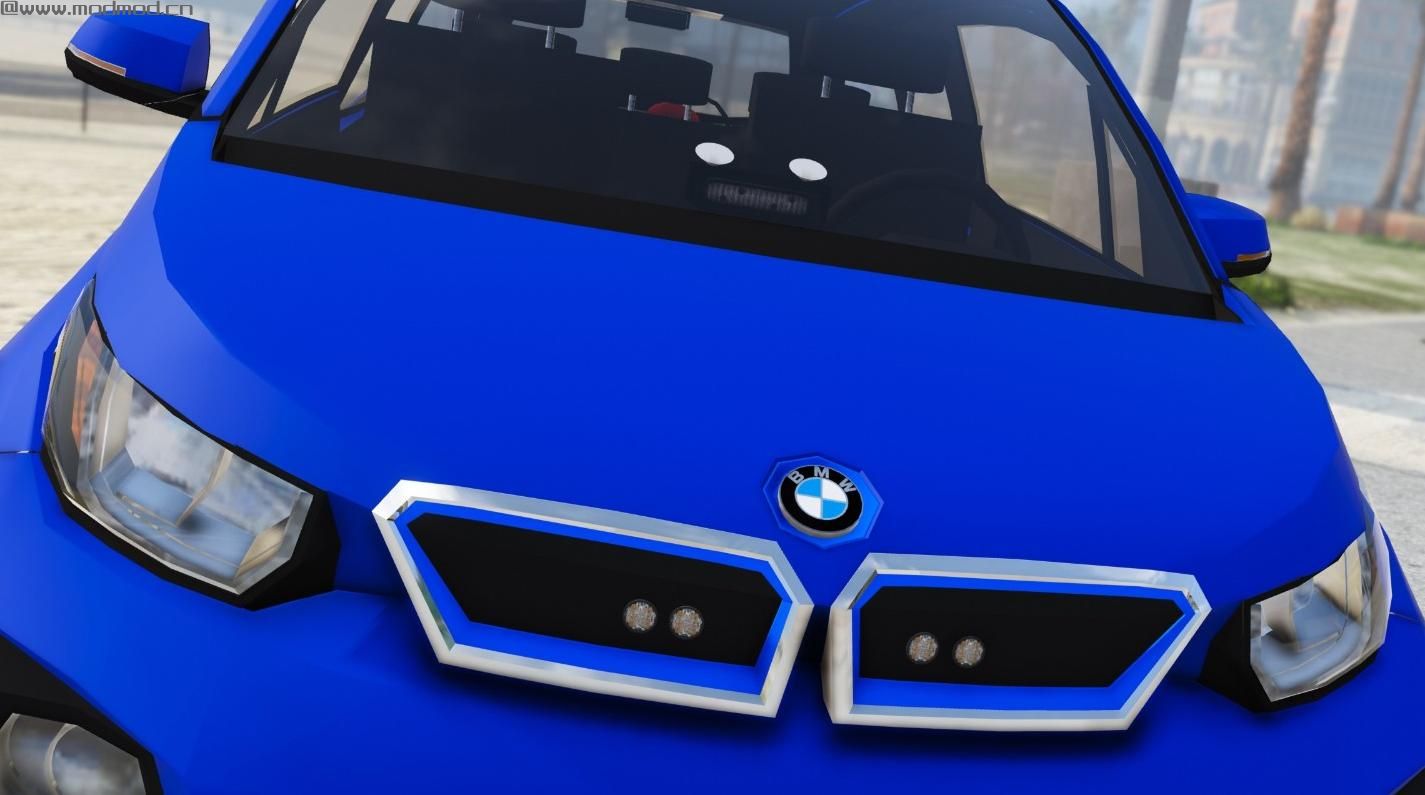 侠盗猎车手5「GTA5」Mod: BMW I3 Unmarked Generic Police Car [ADDON+REPLACE]