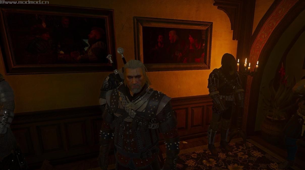 巫师3：狂猎MOD Corvo Bianco绘画作品改编
