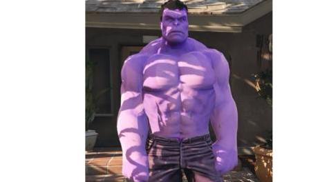 侠盗猎车手5「GTA5」Mod: [Purple Hulk] Retextured